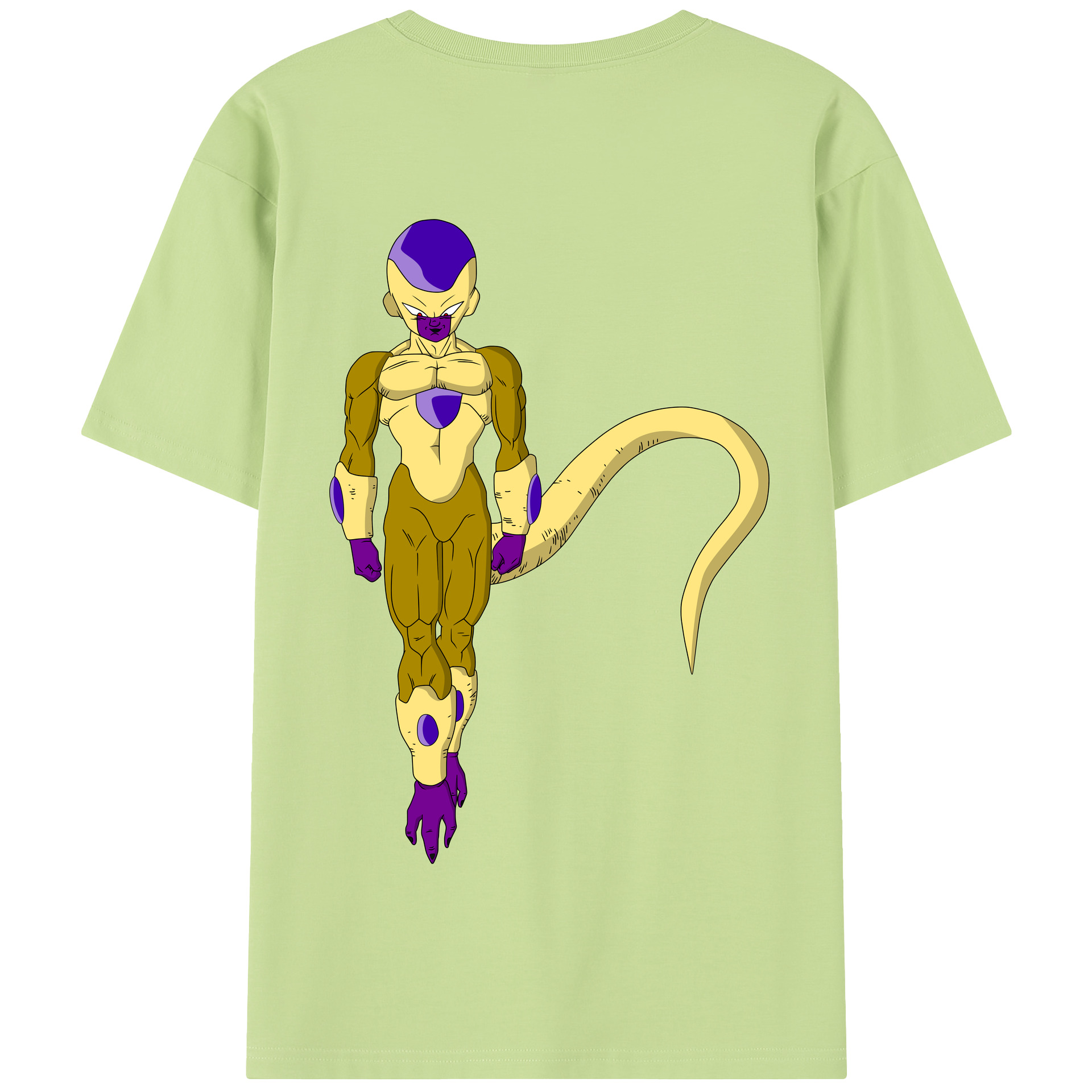 （画像用） ドラゴンボール フリーザ DRAGON BALL Frieza 綿100％半袖Tシャツ（背面プリント）